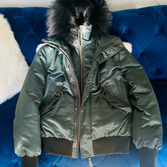 🔥❄️Macakge Men Bomber Jacket Size 38❄️🔥 - Picture 2 of 9